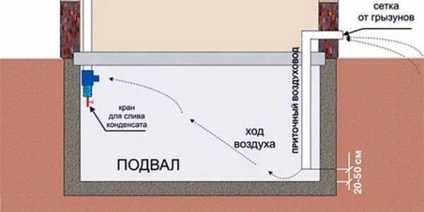 Как сделать вентиляцию в погребе гаража