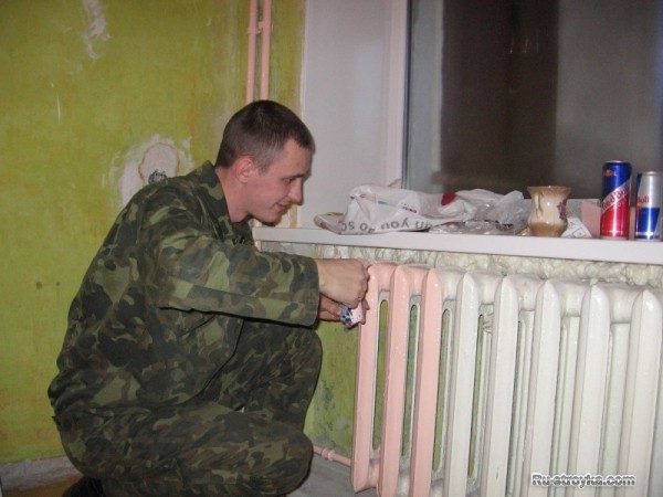 Окраска батарей
